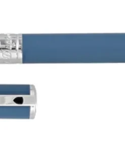 S.T. Dupont Tintenroller Hai blau mit Chromfinish