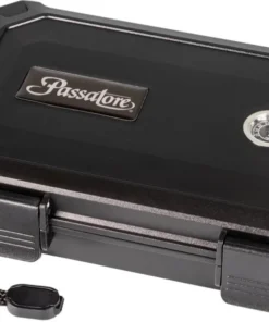 Passatore Reisehumidor Acryl schwarz für 5 Cigarren