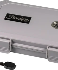 Passatore Reisehumidor Acryl zementgrau für 5 Cigarren