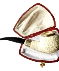 Barling 1812 – Ivory Cap Bent rustiziert Pfeife