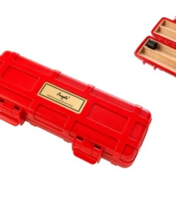 Angelo Reisehumidor Zigarrenetui 2 Zigarren Zedernholz Red Edition