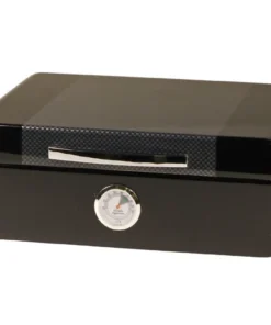 Humidor Carbon-Black V-360