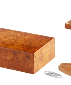 Madrona-Finish Humidor-Set Cigarrito V-210