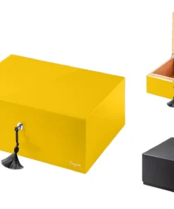 Caseti Paris Humidor 75 Zigarren gelb