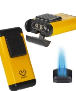 Myon-Paris Zigarrenfeuerzeug Racing Edition 3fach Jet Cohiba Stil