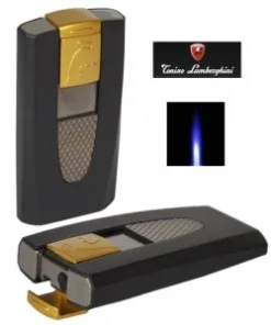Tonino Lamborghini Feuerzeug Hungaro schwarz-gold
