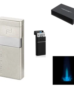 Porsche Design Feuerzeug P3642 Circular Flamme titan
