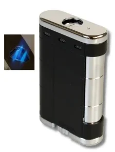 Xikar Tischfeuerzeug Allume XTX Trible schwarz