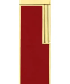 S.T. Dupont Twiggy chrom bordeauxrot Feuerzeug