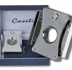 Caseti Paris Zigarrenschneider Carbon silber