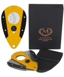 Myon Paris Zigarrencutter Butterfly Racing Edition Lack gelb