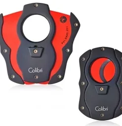 Colibri Zigarrencutter Cut rot-schwarz silikonbeschichtete Klinge