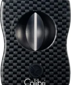 Colibri Cigarrenabschneider V-Cut Kerbschnitt 23mm Carbondruck