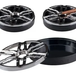 Xikar Burnout Zigarrenascher im Chromfelgen-Design für bis zu 6 Zigarren