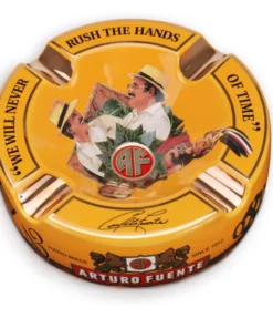 Arturo Fuente Story Dunkles Gold Aschenbecher