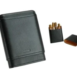 Adorini Zigarrenetui Leder 3-5 Zigarren schwarz