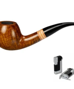 Vauen Pfeife * BRASS 2342 + Necuma Pfeifenfeuerzeug