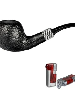 Vauen Pfeife * Hippo 5842 + Necuma Pfeifenfeuerzeug