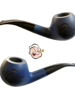 Meisterstück Vauen Pfeife Popeye 142 PY glatt blau