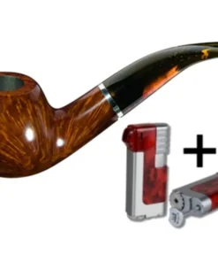 Vauen Pfeife Classic 3937 + Necuma Pfeifenfeuerzeug