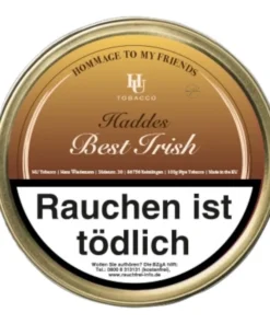HU TOBACCO Hommage to my Friends HADDE`S BEST IRISH