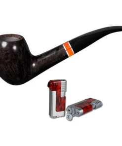 Vauen Pfeife Flame 2041 + Winjet Pfeifenfeuerzeug