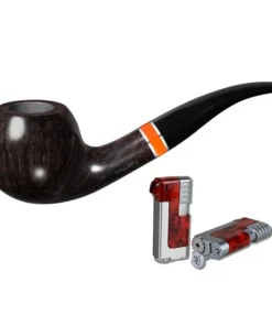 Vauen Pfeife Flame 2042 + Winjet Pfeifenfeuerzeug