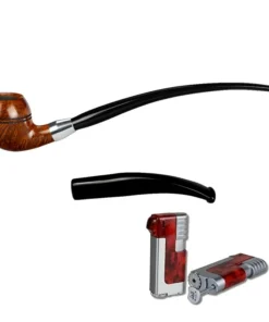 Vauen Lesepfeife * Eames 2in1 1308 + Necuma Pfeifenfeuerzeug