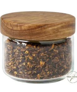 Tabaktopf Guy Janot Glas/Zebrano für 100g