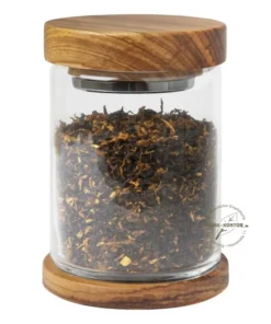 Tabaktopf Guy Janot Glas/Zebrano für 200g