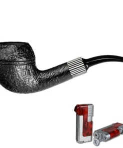 Vauen Pfeife * Hippo 5808 + Necuma Pfeifenfeuerzeug
