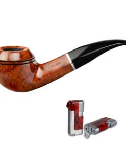Vauen Pfeife Royal 2168+ Necuma Pfeifenfeuerzeug