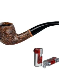Vauen Pfeife Mamba 5508 + Necuma Pfeifenfeuerzeug