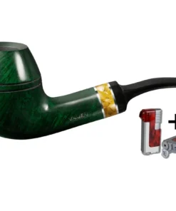 Vauen Pfeife Ambrosi 8146 + Necuma Pfeifenfeuerzeug