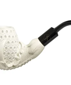 Blockmeerschaum-Pfeife KRALLE graviert