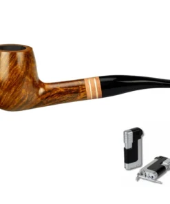 Vauen Pfeife * BRASS 2316 + Necuma Pfeifenfeuerzeug