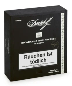 Davidoff Nicaragua BOX PRESSED Robustos 12er Holzkiste