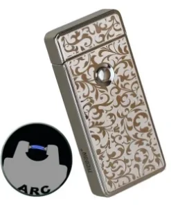 Tycoon gasloses USB Feuerzeug Arc Venezian Chrom