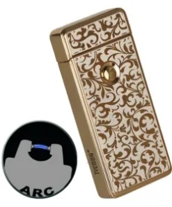 Tycoon gasloses USB Feuerzeug Arc Venezian Gold