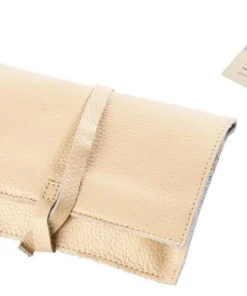 Angelo Drehertasche Nappaleder Feinschnittbeutel,Tabaktasche, Tabakbeutel creme
