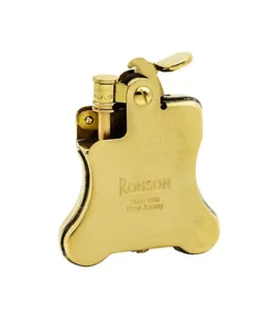 Ronson Feuerzeug Banjo Brass Messing Satin