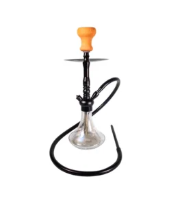 Shisha „Rabia“ transparent schwarz 1er/45cm
