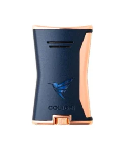 COLIBRI Feuerzeug Slim marine/gold