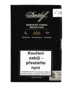 Davidoff Robusto Tubos Selection Black 3er