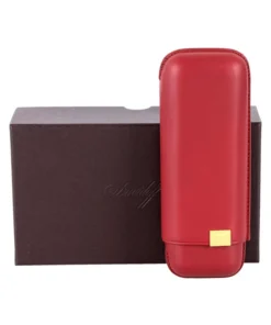 Davidoff Etui XL-2 rot/gold Leder