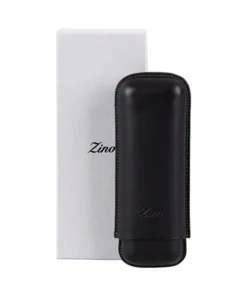 Zino Etui XL-2 schwarzes/mentholfarbenes Leder