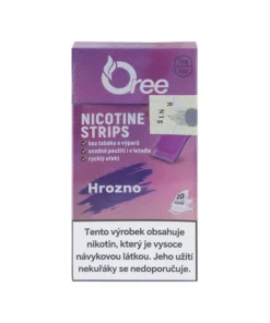 OREE Nicotine strips Trauben 1mg