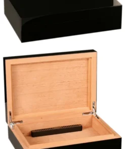 Humidor Sanctuary Black Piano