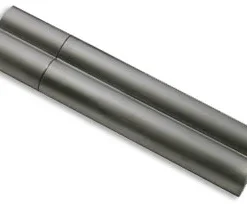 Doppeltubus Edelstahl gebürstet 19 cm