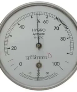 Thermohygrometer Chrom (87mm)